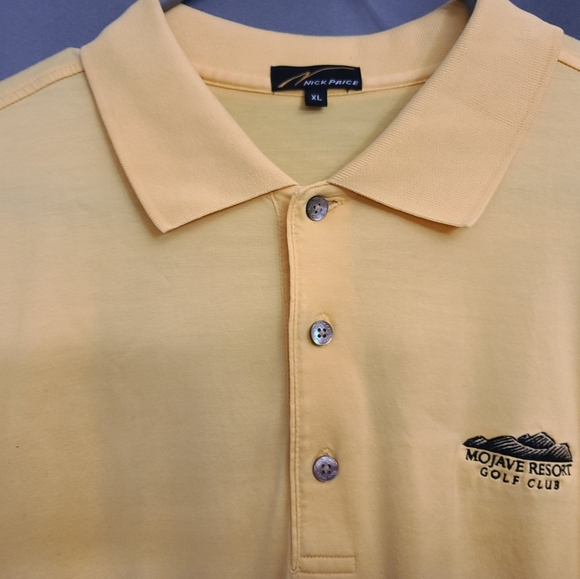 Nick Paige Mojave resort Golf Club Golf POLO SHIRT XL Extra Large - Picture 2 of 2
